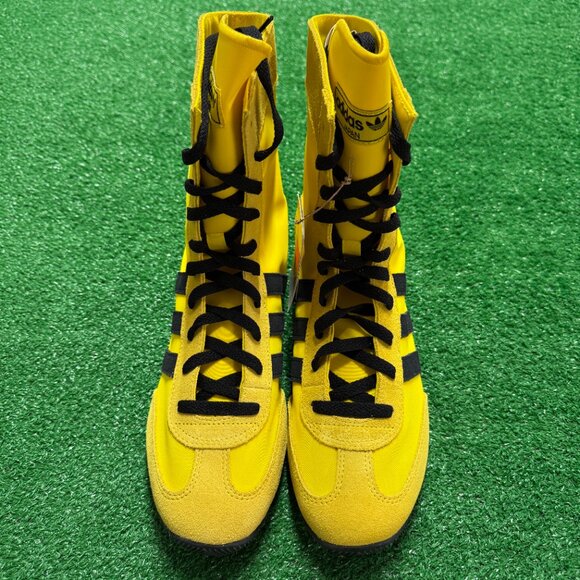 Adidas Japan Mid Yellow Black Womens JS4031 NEW* Sz 10.5 - Picture 2 of 8